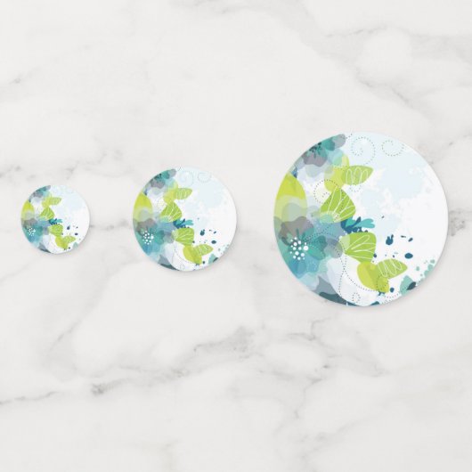 Tafel Confetti-Aangepaste Confetti van de Weddensc (Achterkanten)