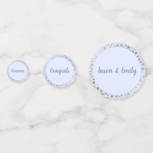 Tafel-Confetti-bruiloft Confetti (Voorkanten)