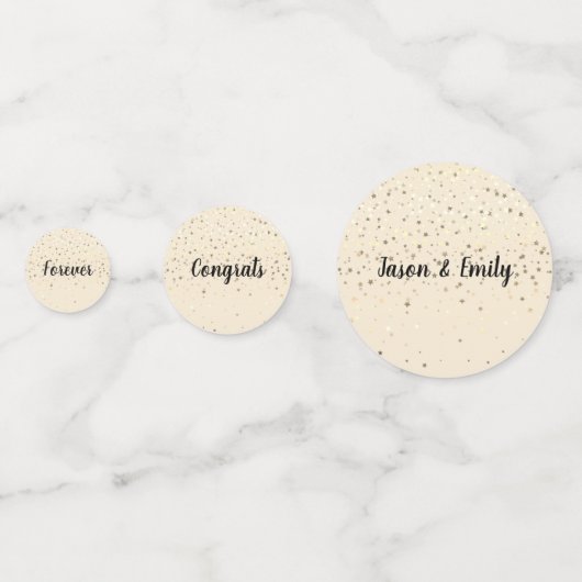 Tafel-Confetti-bruiloft Confetti (Voorkanten)