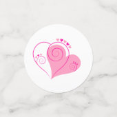 Tafel Confetti Hearts (Kleine voorkant)