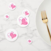 Tafel Confetti Hearts (Groep)