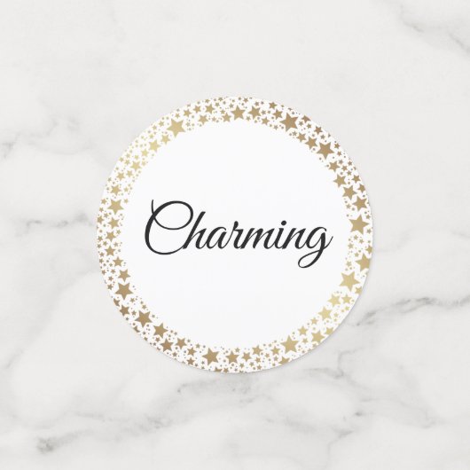 Tafel Confetti-Pageant Mengeling 1 Prachtige Getal Confetti (Kleine voorkant)