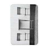 Tafel en stoelen badmat (Voorkant Verticaal)