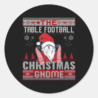 Tafel Football Matching Groep Kerstmis Gnome Lelij Ronde Sticker