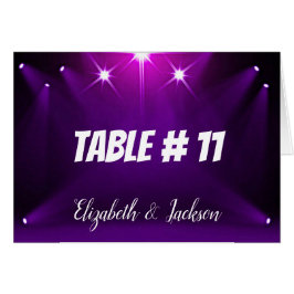Tafel Kaart #11 - In de Spotlight Wedding / Party