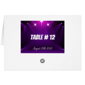 Tafel Kaart #12 - In de Spotlight Wedding / Party (Achterkant Horizontaal)