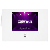 Tafel Kaart #14 - In de Spotlight Wedding / Party (Achterkant Horizontaal)