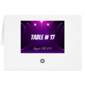Tafel Kaart #17 - In de Spotlight Wedding / Party (Achterkant Horizontaal)