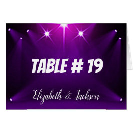 Tafel Kaart #19 - In de Spotlight Wedding/Party
