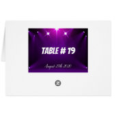 Tafel Kaart #19 - In de Spotlight Wedding/Party (Achterkant Horizontaal)