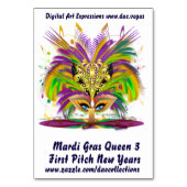 Tafel Kaart Mardi Gras (Voorkant)