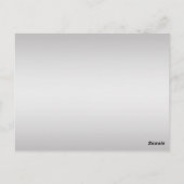 Tafel Kaarten  Paarse zilveren bloemenwervelingen (Achterkant)