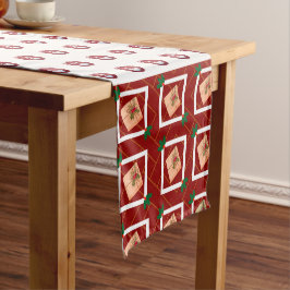tafel lopers voor vrolijk kerstfeest