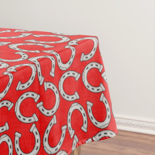 Tafel met landenpatroon Hoefijzer Tafelkleed (Voorbeeld)