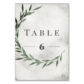 Tafel nr. Classic RUSTIC Kaart (Voorkant)