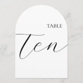 Tafel Nummer Tien Kaart (Voorkant)