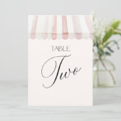 Tafel Nummer Twee Vers Van De Markt Kaart (Staand voorkant)