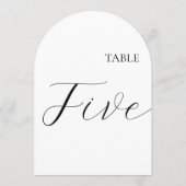 Tafel Nummer Vijf Kaart (Achterkant)