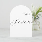 Tafel Nummer Zevenkaart Kaart (Staand voorkant)