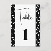 Tafel Nummerkaart Bedankkaart (Voorkant)