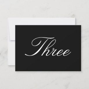 Tafel Nummerkaart Kaart