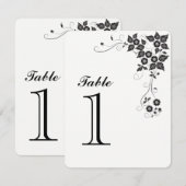 Tafel Nummerkaart Nummer 1 Kaart (Voorkant / Achterkant)