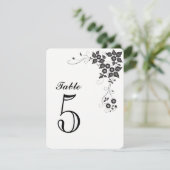 Tafel Nummerkaart Nummer-5 Kaart (Staand voorkant)