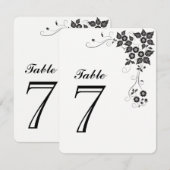 Tafel Nummerkaart Nummer-7 Kaart (Voorkant / Achterkant)