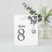 Tafel Nummerkaart Nummer-8 Kaart (Staand voorkant)