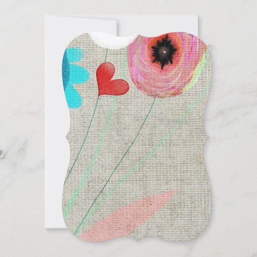 Tafel nummers voor bruiloft kaart (Voorkant)