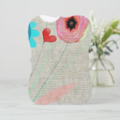 Tafel nummers voor bruiloft kaart (Staand voorkant)