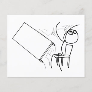 Tafel Omkeren Omkeren Rage Face Meme Flyer