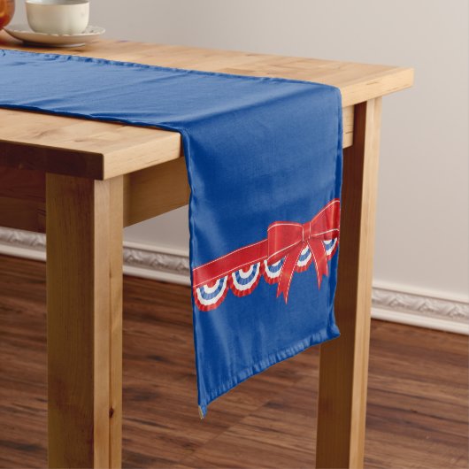 Tafel Runner-July 4th Korte Tafel Runner Medium Tafelloper (Voorbeeld)