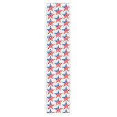 Tafel Runner-July 4th Stars Korte Tafel Runner Tafelloper (Voorkant)