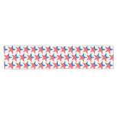 Tafel Runner-July 4th Stars Korte Tafel Runner Tafelloper (Horizontaal)