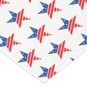 Tafel Runner-July 4th Stars Korte Tafel Runner Tafelloper (Hoek)