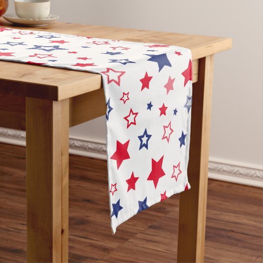Tafel Runner-July 4th Stars Lange Tafelloper (Voorbeeld)