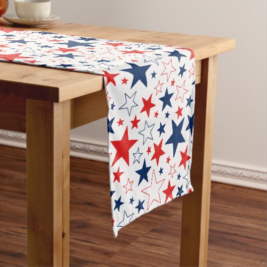 Tafel Runner-July 4th Stars Lange Tafelloper (Voorbeeld)