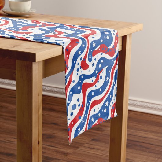Tafel Runner-July 4th Stars  Lange Tafelloper (Voorbeeld)