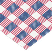 Tafel Runner-July 4th Vlag Korte Tafel Runner Medium Tafelloper (Hoek)