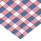 Tafel Runner-July 4th Vlag Korte Tafelloper (Hoek)