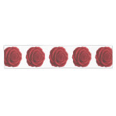 Tafel Runner - Rode Roos Bloem Korte Tafelloper (Horizontaal)