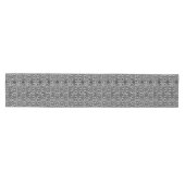 Tafel Runner Zwart Wit Hexagoon Geometrisch Medium Tafelloper (Horizontaal)