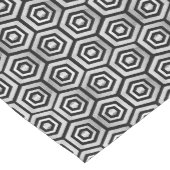 Tafel Runner Zwart Wit Hexagoon Geometrisch Medium Tafelloper (Hoek)
