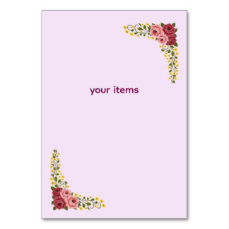 Tafel Tent Sign Kaart