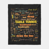 Tafel Terminology Commonly Used Terms Fleece Deken (Voorkant)