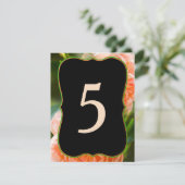 TAFEL TOEWIJZINGSKAARTEN - VERANDER NUMMERS OP ELK KAART (Staand voorkant)