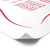 Tafel Trouwen Zitplaatsen 8 grillige hand getekend Poster (Hoek)