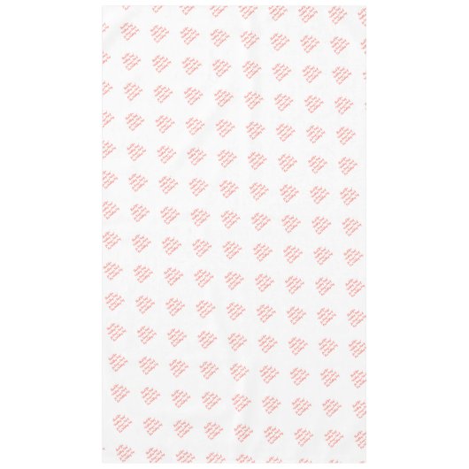 Tafel van bruiloft tafelkleed (Voorkant)