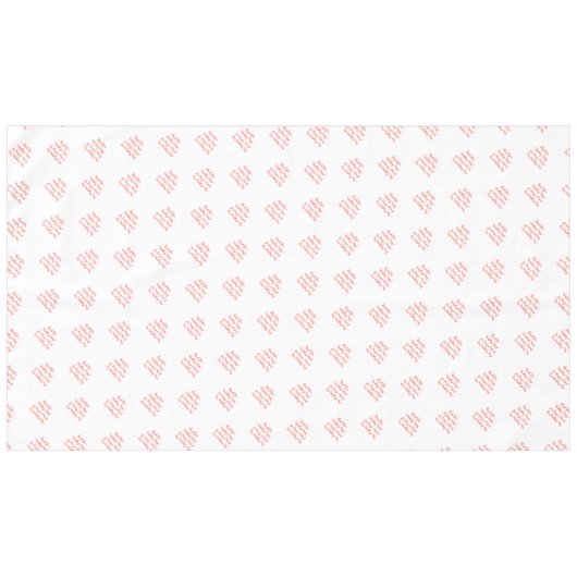 Tafel van bruiloft tafelkleed (Voorkant (Horizontaal))